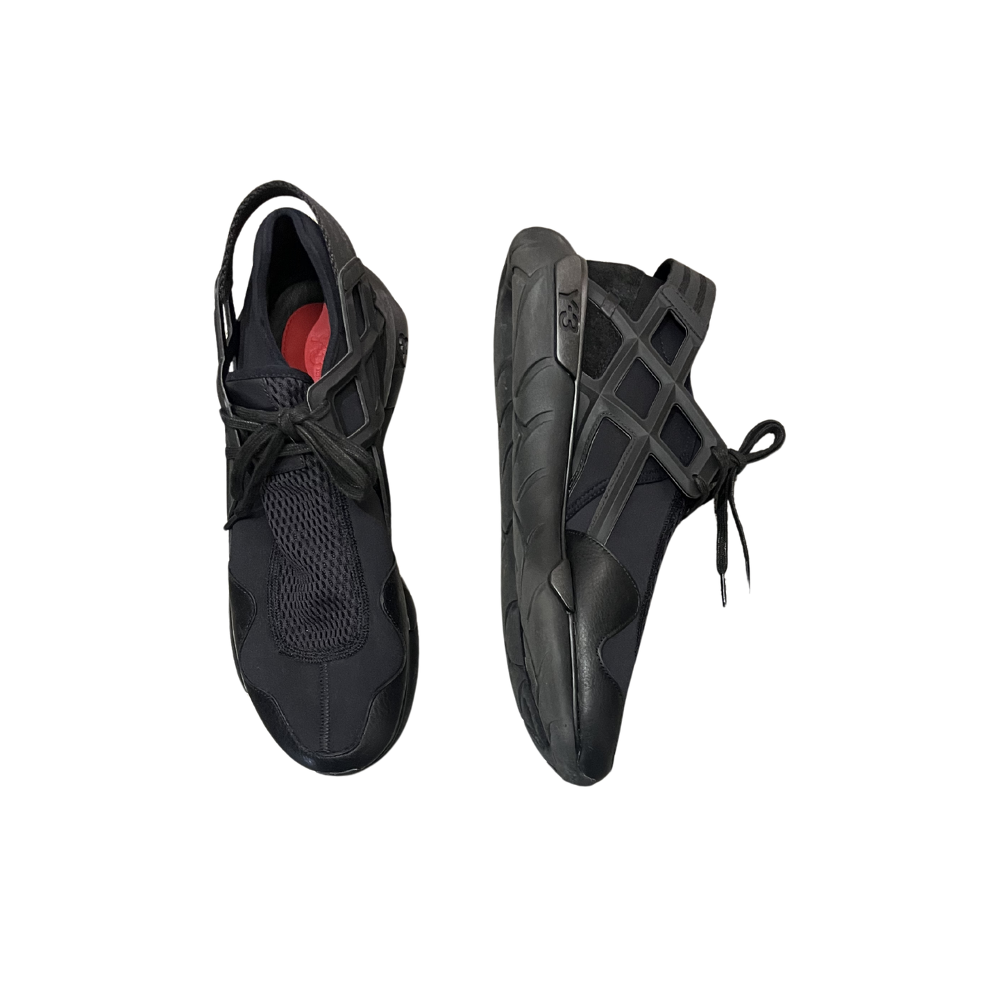 Y-3 X ADIDAS black Qasa racer Sneakers P0426