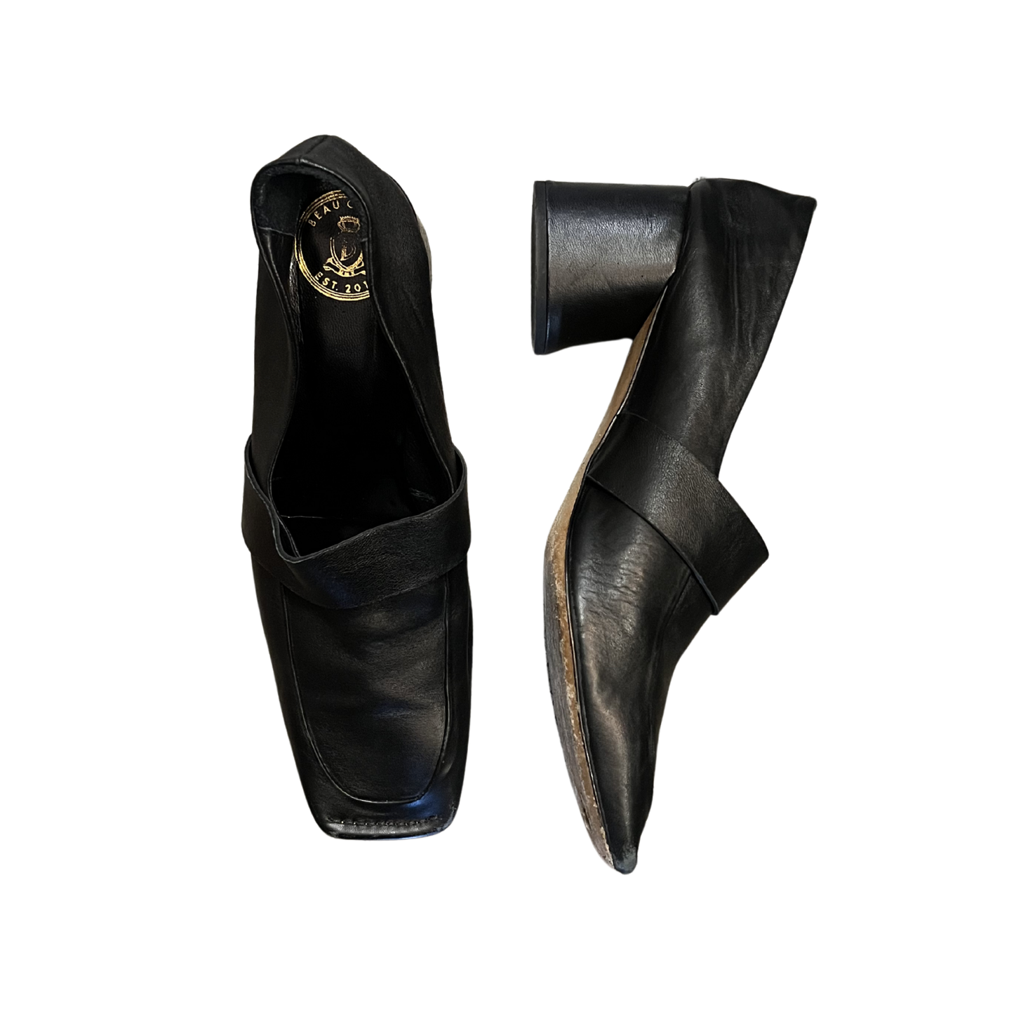 CHURCH'S (Prada) Vintage Silver black leather shoes R0325