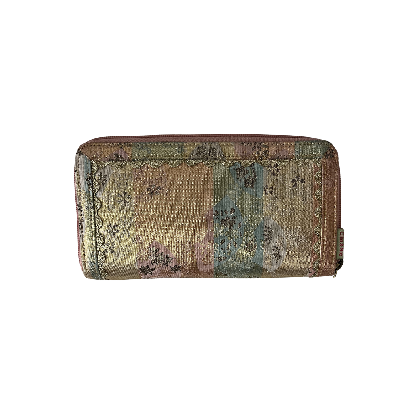 OLLIE&NIC multicolour floral Sparkle wallet B0526