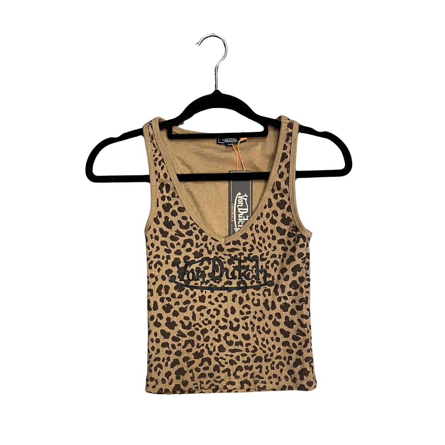 VON DUTCH (new) Bronw Cheetah tank B0726