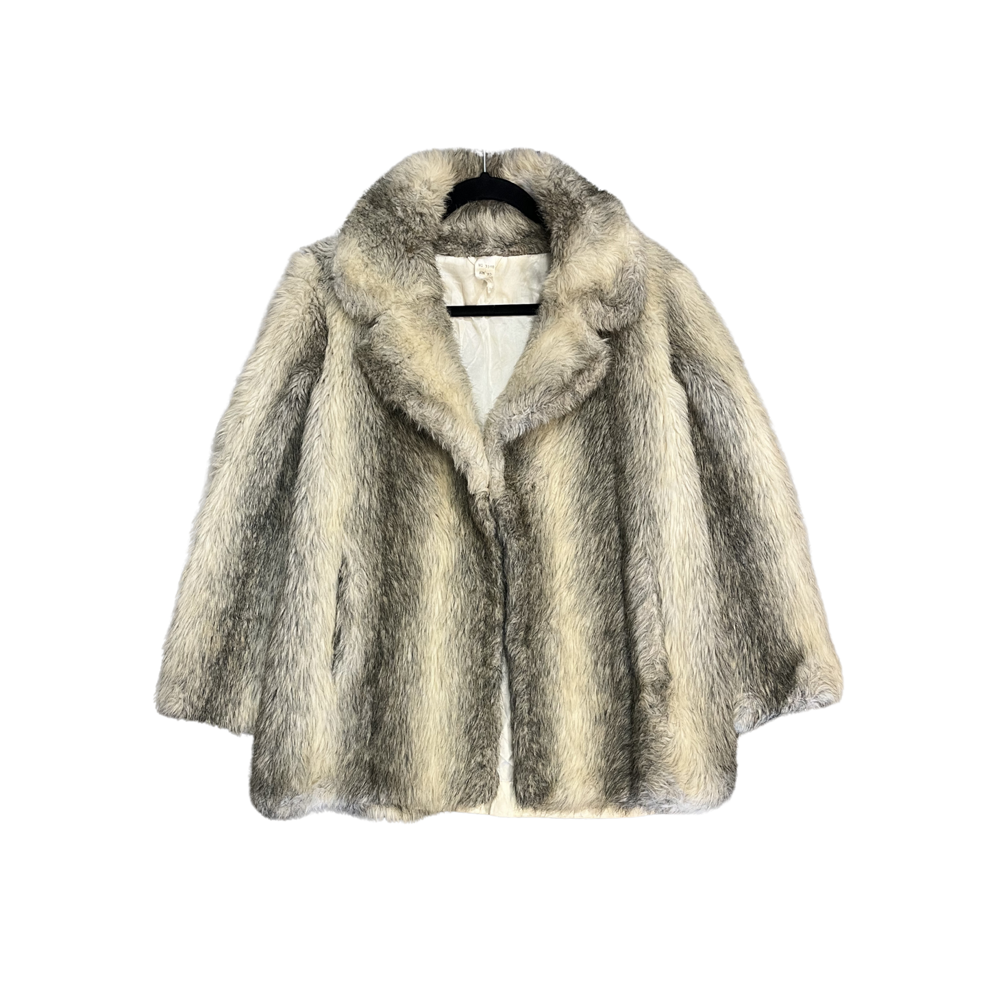 RITCHARD OF MAYFAIR vintage Light white Fur coat (ripped lining) B0626