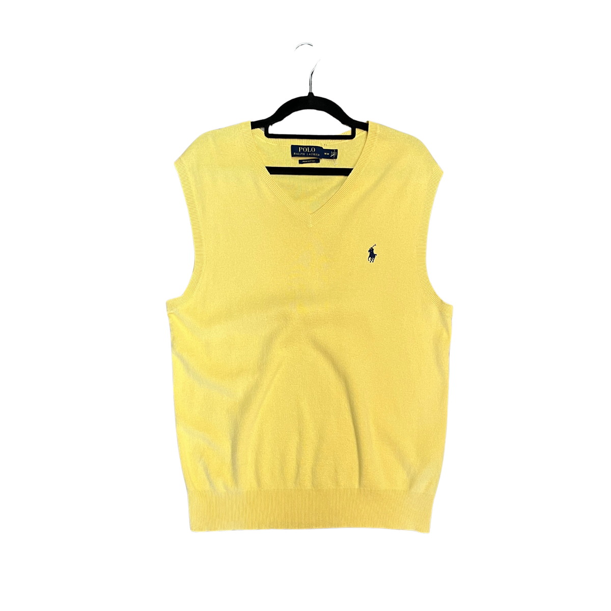 RALPH LAUREN yellow Cotton Sweater vest B0726