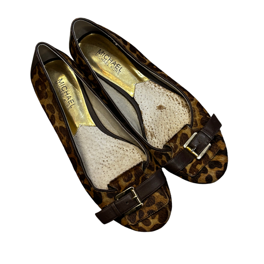 MICHAEL KORS Cheetah Vintage ballet flats P0625