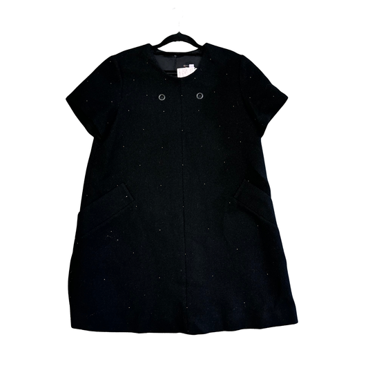 BETH ELLERY Wool Black Studded small Dress R0725