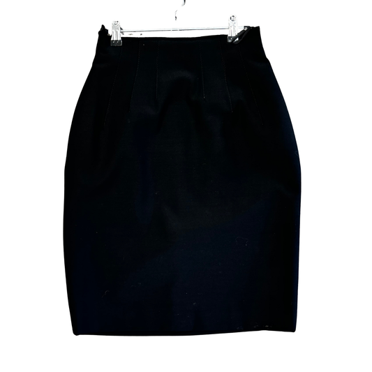 JEAN PAUL GAULTIER Black Hip Patted Skirt P1124