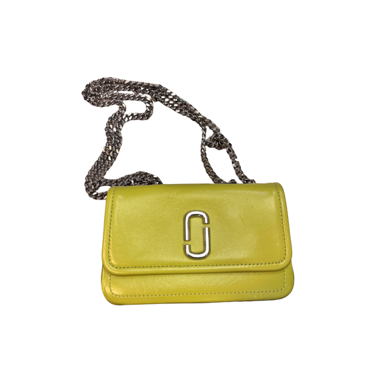 MARC JACOBS new Green Neon Silver purse R1025