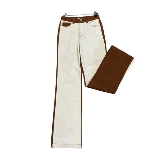 PALOMA WOOL Brown Cream STraightleg jeans P0625