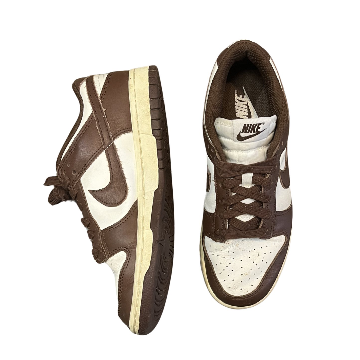 NIKE Brown White dunks B0526