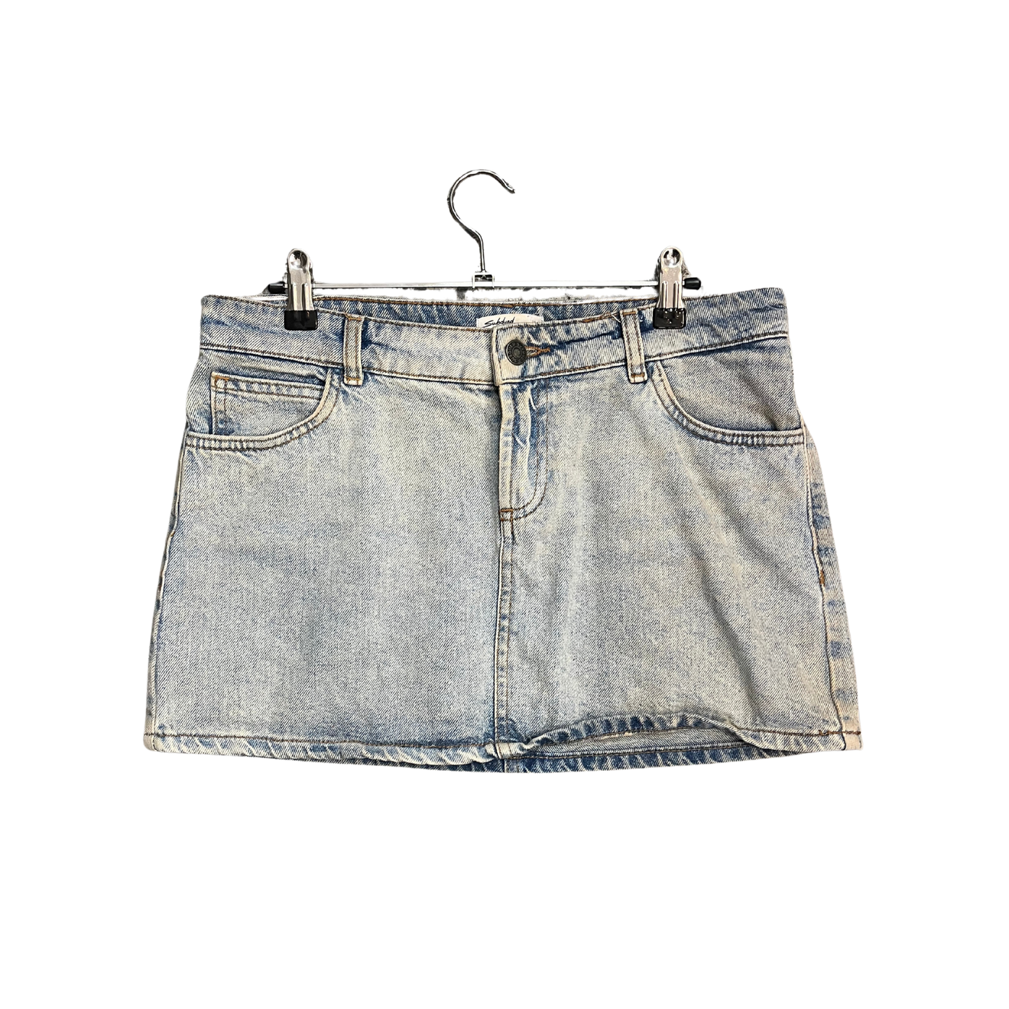 SUBDUED light wash Mini Denim Skirt P0326