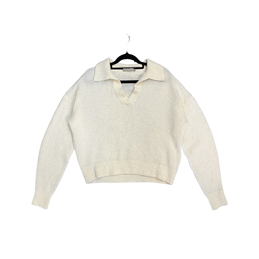 EVERLANE white Alpaca Wool Sweater R0626