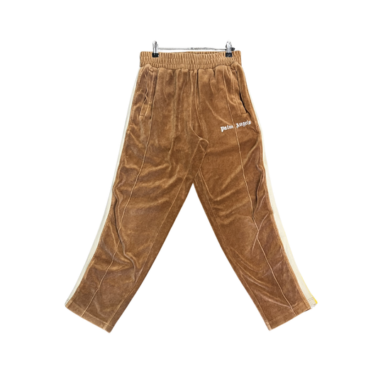 PALM ANGLES brown Yellow white Stripe Velour pants R0526