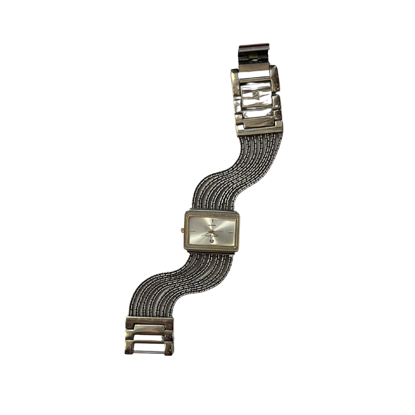 ANNE KLEIN stainless steel chain vintage Watch B0626