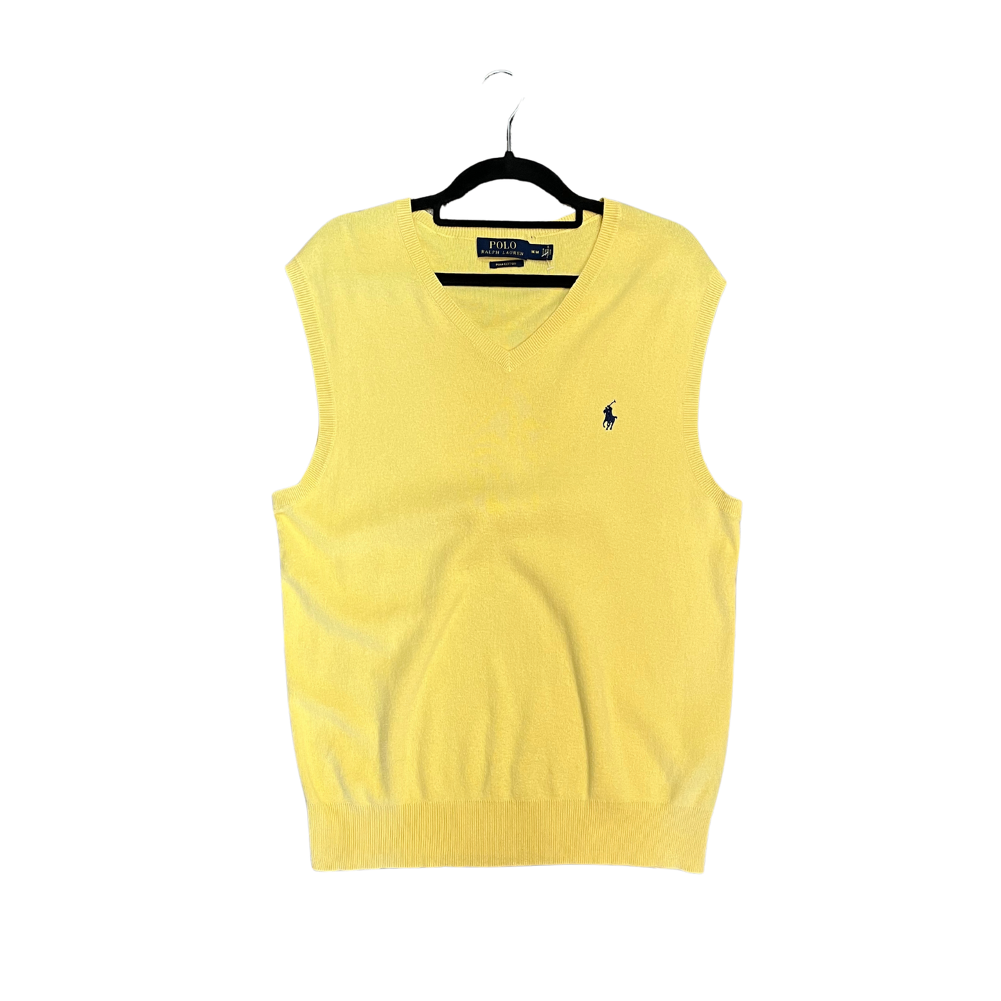 RALPH LAUREN yellow Cotton Sweater vest B0726