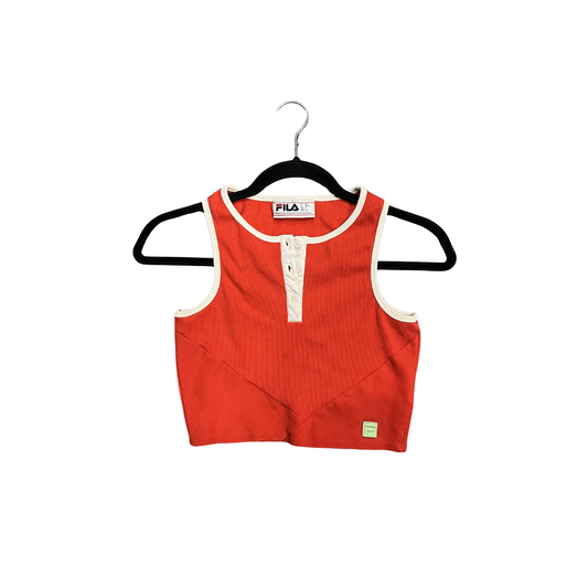 FILA vintage Red cropped top B0526