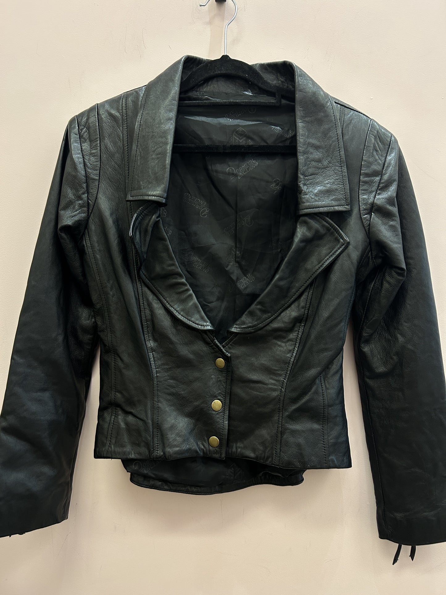 Vintage 1980's Dormeuil England Leather jacket P0924