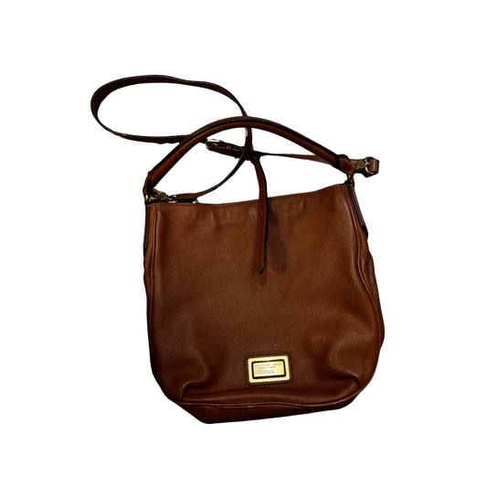 MARC JACOBS Vintage Tan Cow Leather gold Hardware Bag P0425