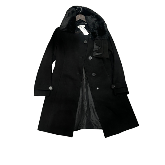 CHAMERTIN Black Faux Fer coat B0725