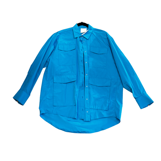 PARIS GEORGIA Blue Cotton Shirt Y1214