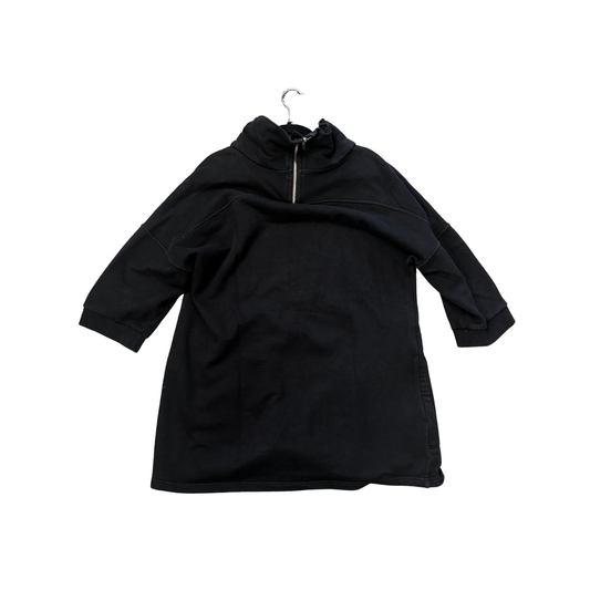 SEE BY CHLOE Cotton black turtle neck Zip Dress