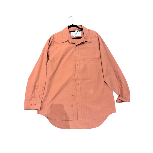 ENTIRE STUDIOS MAROON oversized shirt Y0126