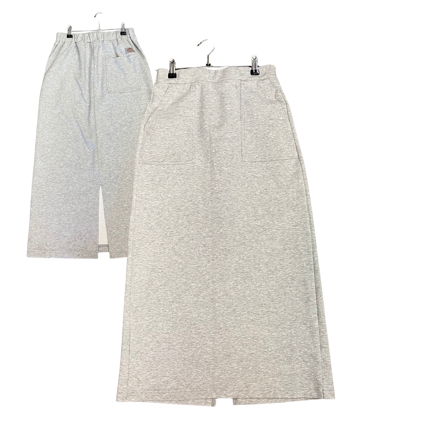 DICKIES grey cotton Midi Skirt B1225