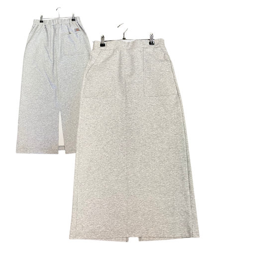 DICKIES grey cotton Midi Skirt B1225
