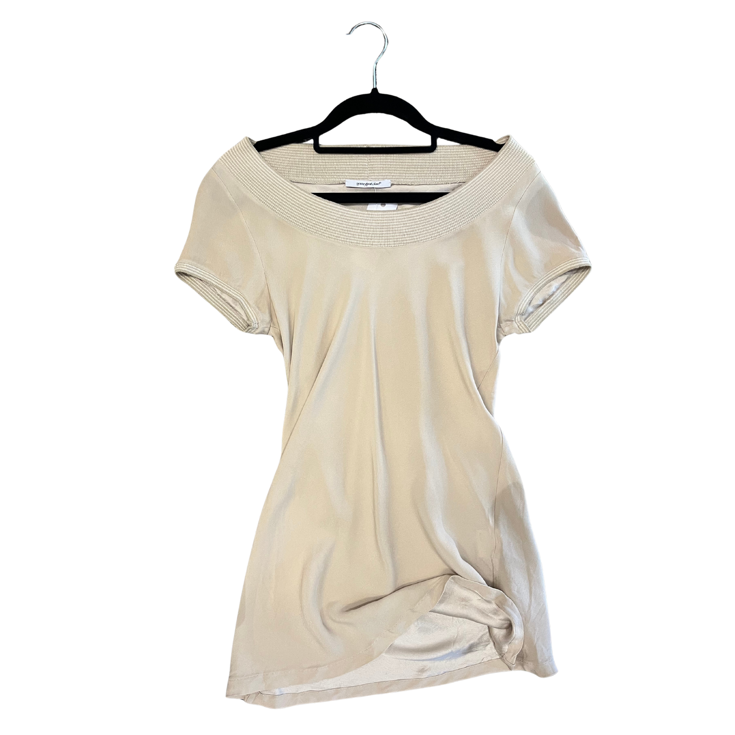 GENTRY PORTOFINO cream Silk Top P1125