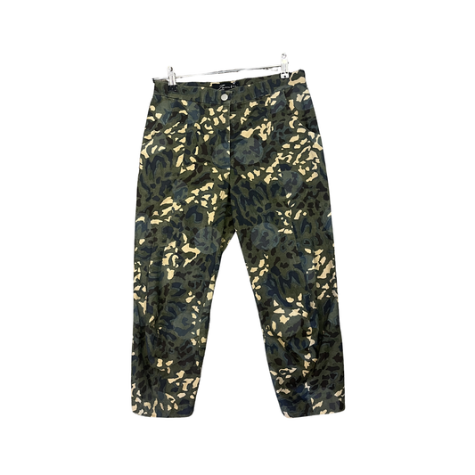 ZAMBEZI green camo capri trousers Y0226