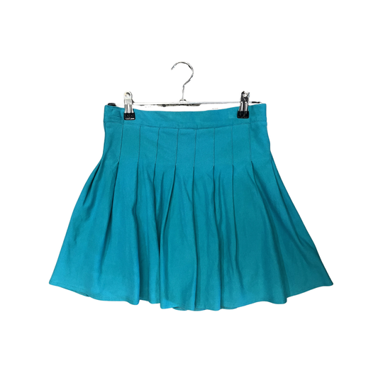 SHEKOU Teel pleated mini skirt P0226