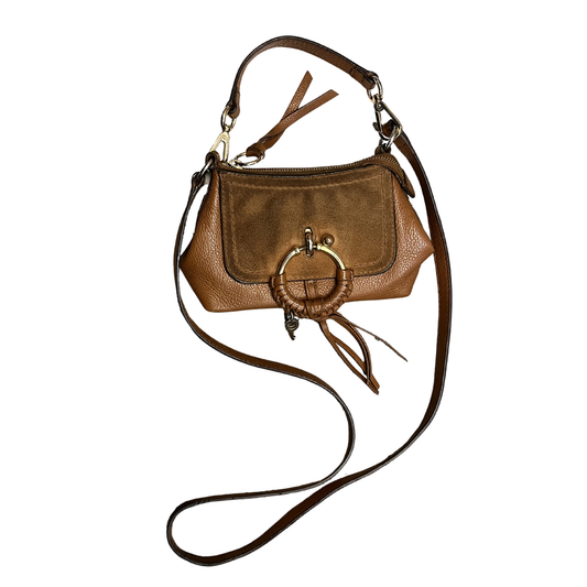 SEE BY CHLOE brown leather mini JOAN bag B0326
