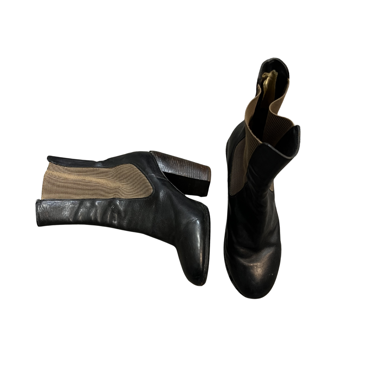 DRIES VAN NOTEN Black boots 39 P0426