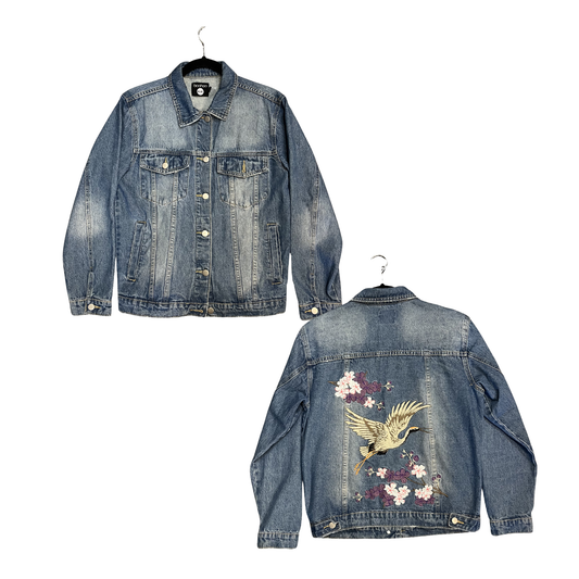 BOOHOO light washed denim jacket Y0526