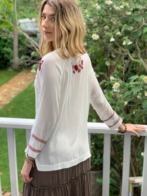Chelsea Embroidered blouse