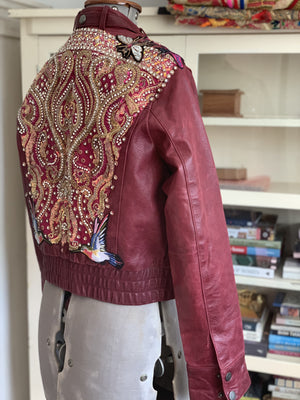 Belle Up-cycled Genuine Leather Jacket
