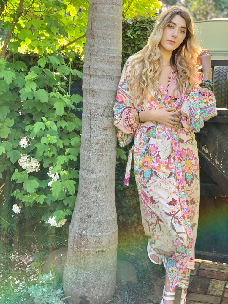 Boho Rhapsody Maxi Kimono