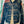 Load image into Gallery viewer, Camo Denim Military Jacket - Size Medium
