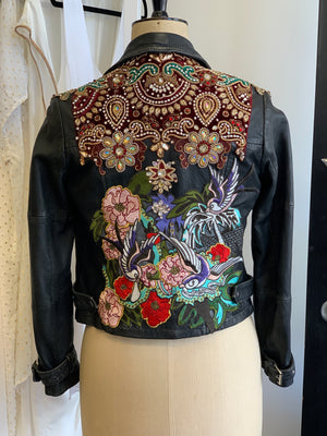 Joanna Leather Upcycled Jacket