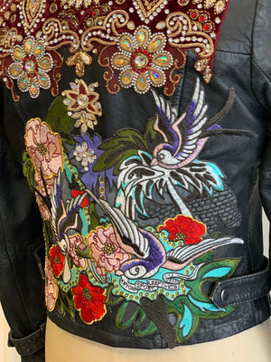 Joanna Leather Upcycled Jacket