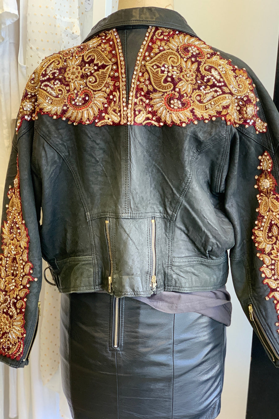 Isabel Genuine Leather Jacket