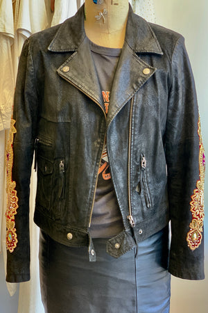 Olivia Upcycled Suede jacket - size 12